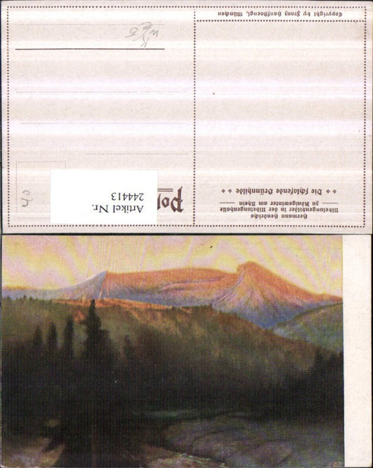 244413,Künstler AK Hermann Hendricks Die schlafende Brunnhilde b. Königswinter im Siebengebirge