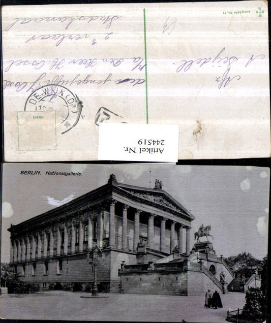 244519,Berlin Nationalgalerie m. Denkmal