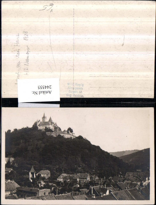 244555,Wernigerode Teilansicht Schloss pub Willi Kasig