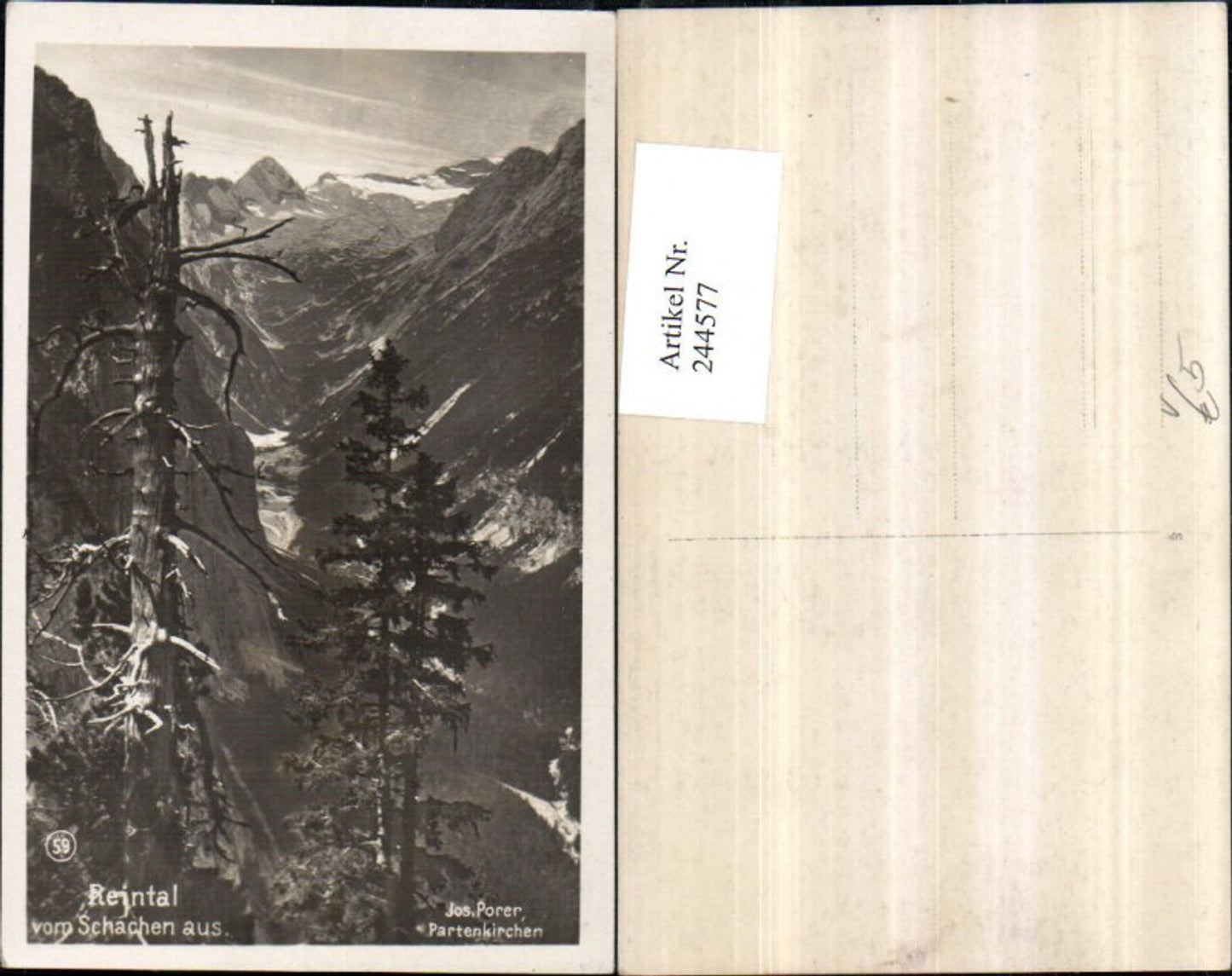244577,Reintal v. Schachen aus Bergkulisse pub Josef Porer Partenkirchen