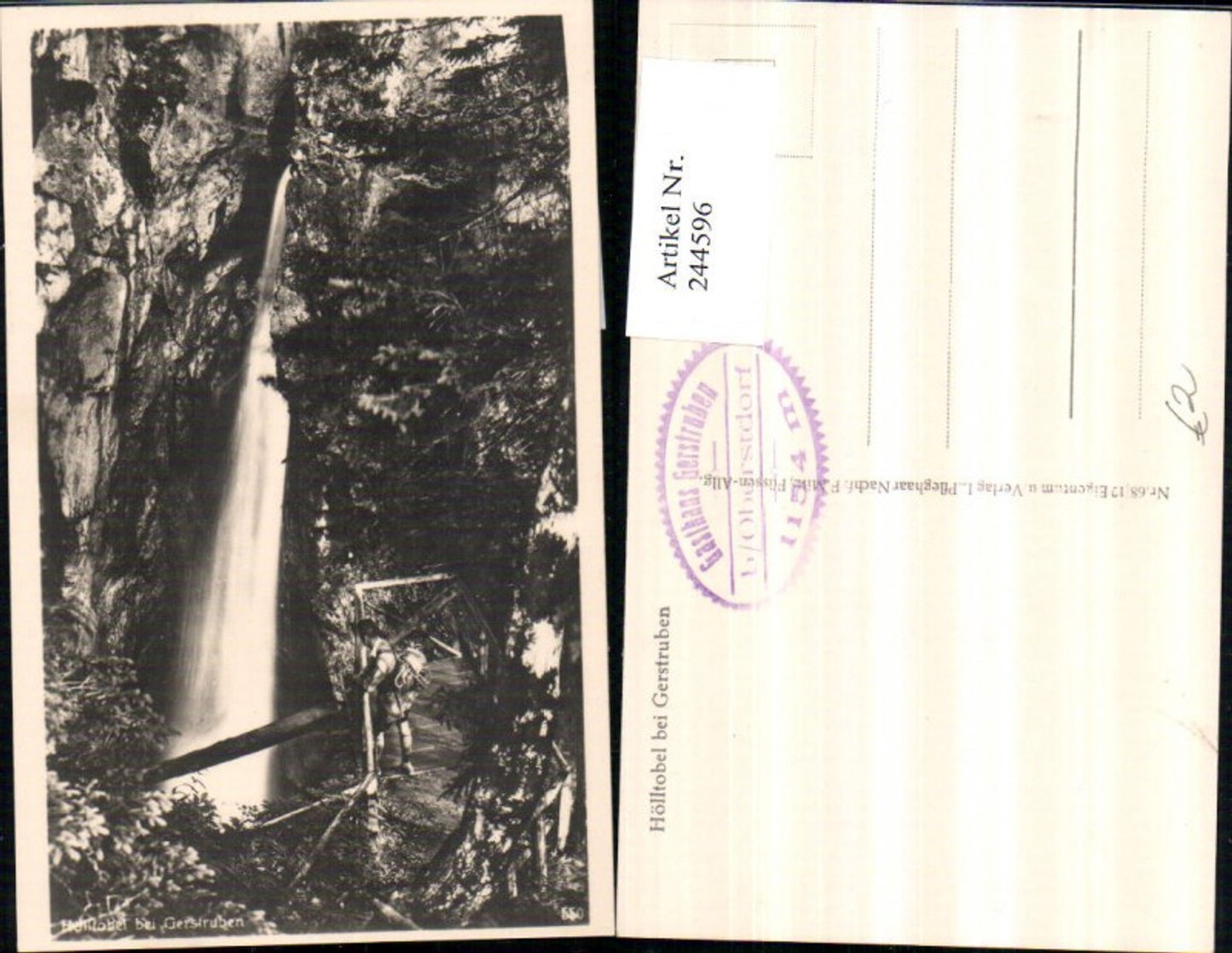 244596,Hölltobel b. Gerstruben Wasserfall
