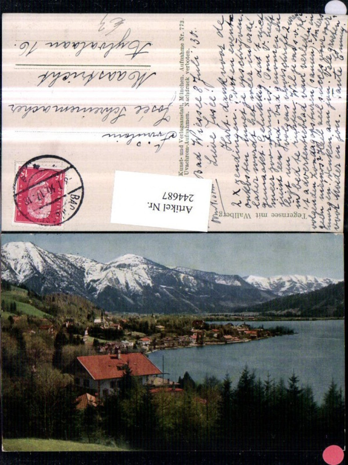 244687,Tegernsee Totale m. Wallberg