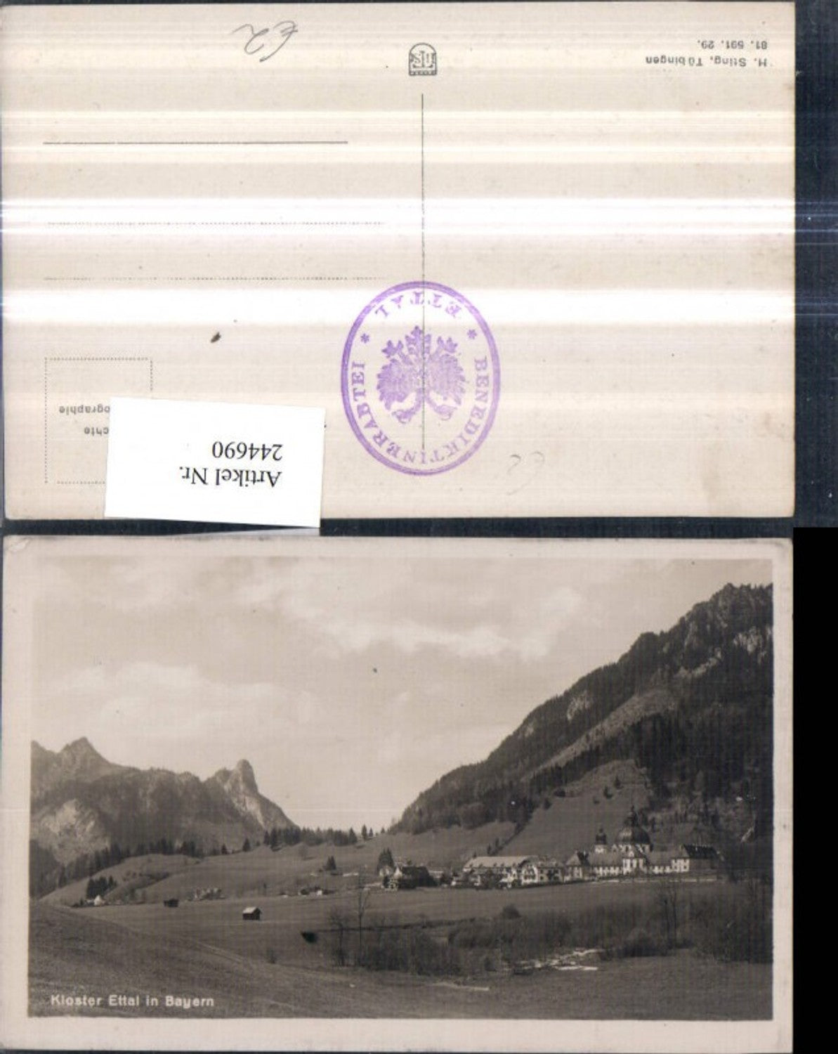 244690,Kloster Ettal in Bayern