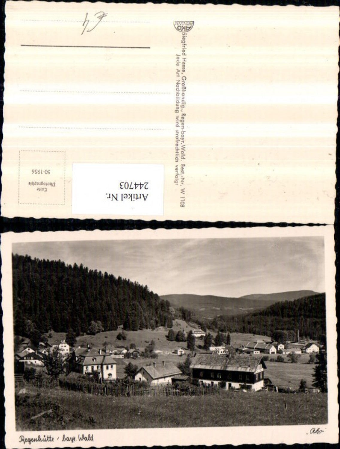 244703, Rain hut in the Bavarian Forest near Bayerisch Eisenstein