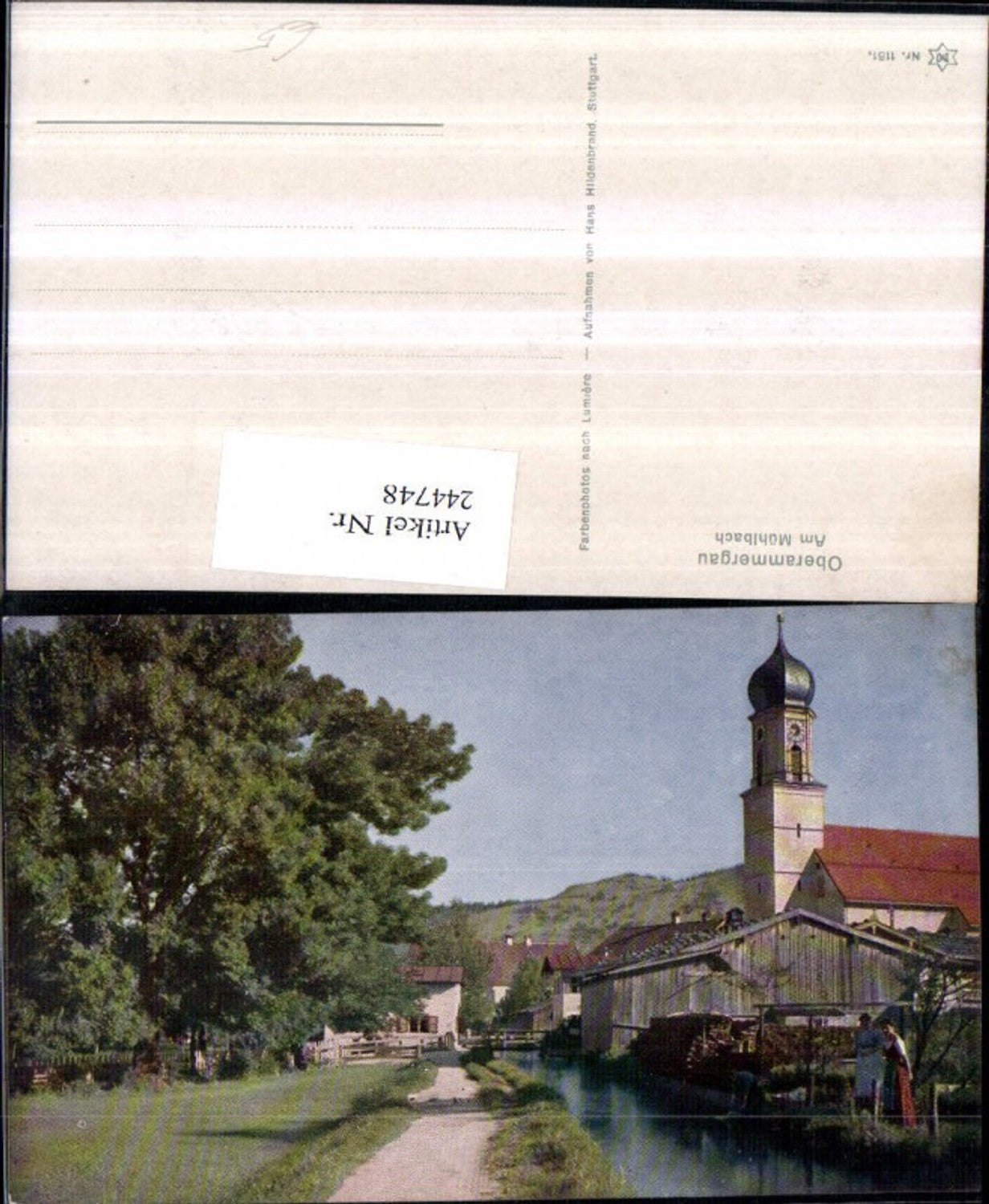 244748,Oberammergau Partie am Mühlbach pub Novolito 1151