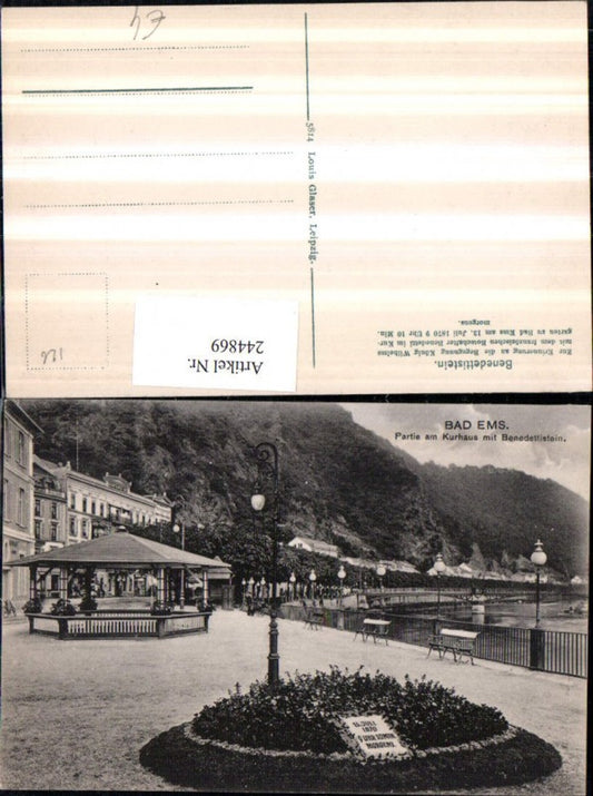 244869,Bad Ems Partei am Kurhaus m. Benedettistein