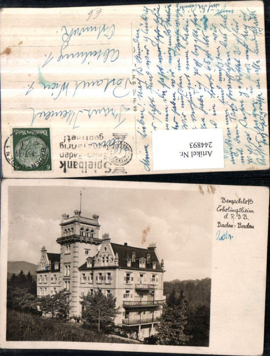 244893, Bergschloss Erholungsheim in Baden-Baden