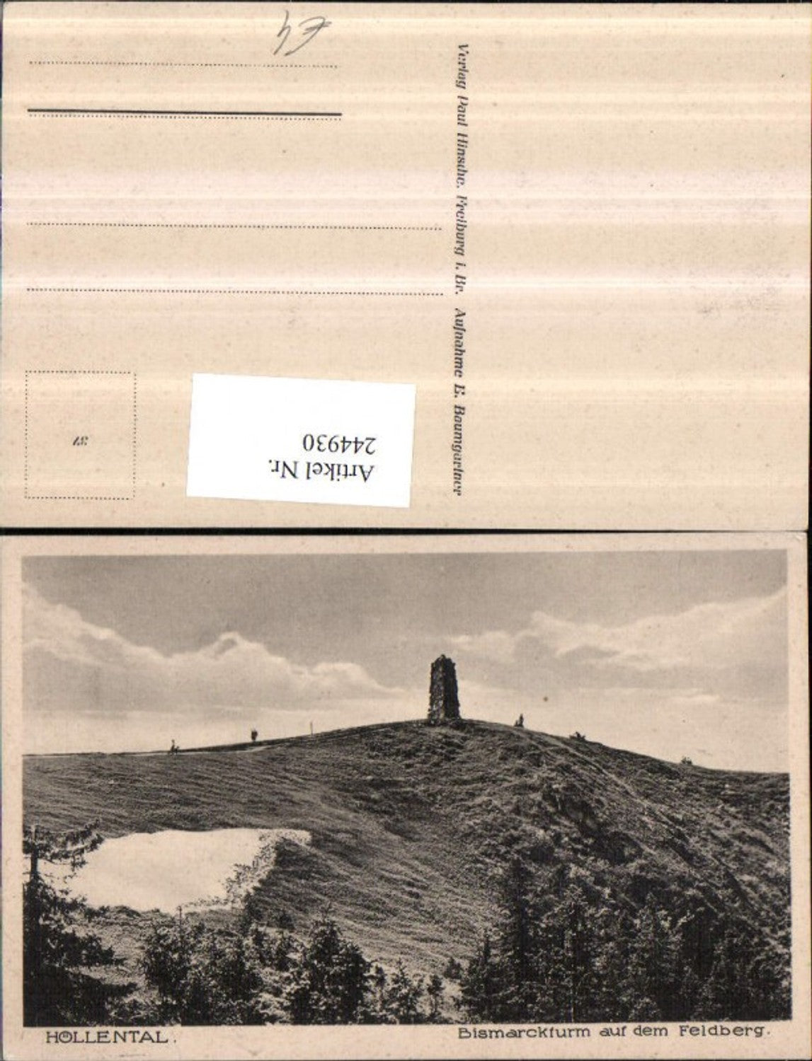 244930,Höllental Bismarckturm auf d. Feldberg