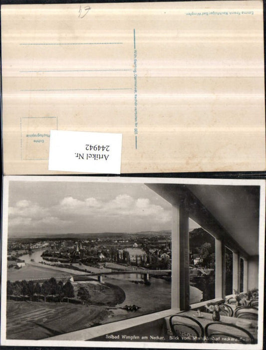 244942, Bad Wimpfen am Neckar, general view from Mathildenbad