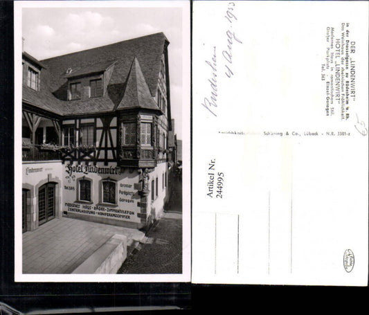 244995,Rüdesheim am Rhein Hotel Lindenwirt in der Drosselgasse