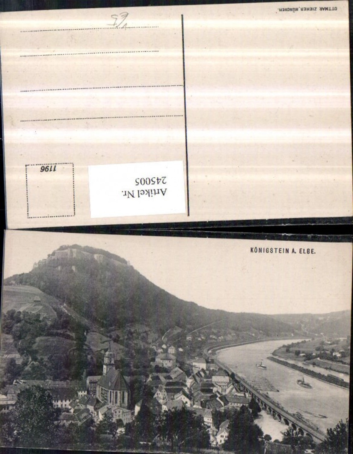 245005,Königstein an d. Elbe Totale pub Ottmar Zieher 1196