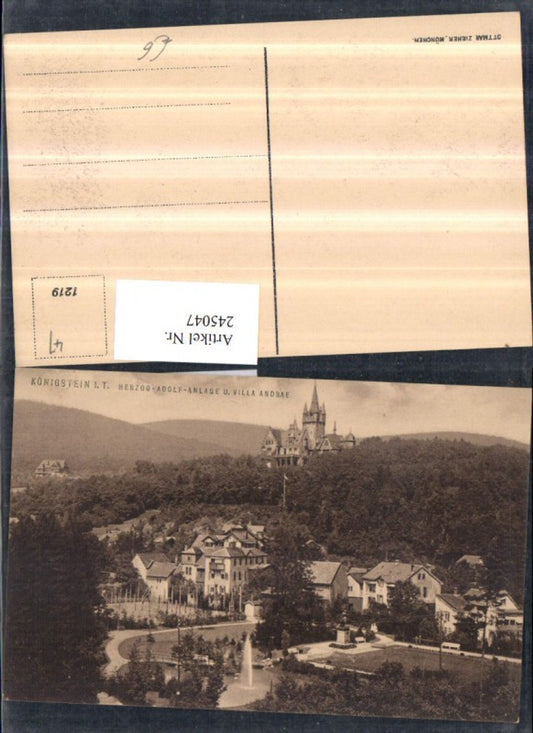 245047,Königstein im Taunus Herzog-Adolf-Anlage u. Villa Andreae