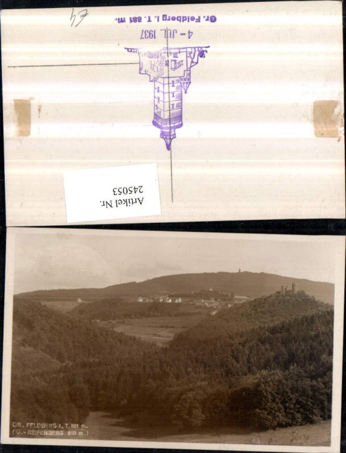 245053,Großer Feldberg im Taunus b. Oberreifenberg