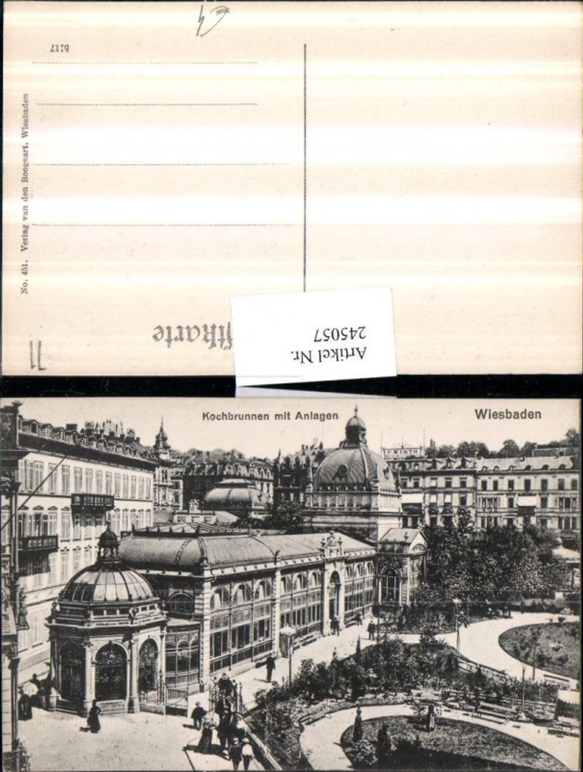 245057,Wiesbaden Kochbrunnen m. Anlagen