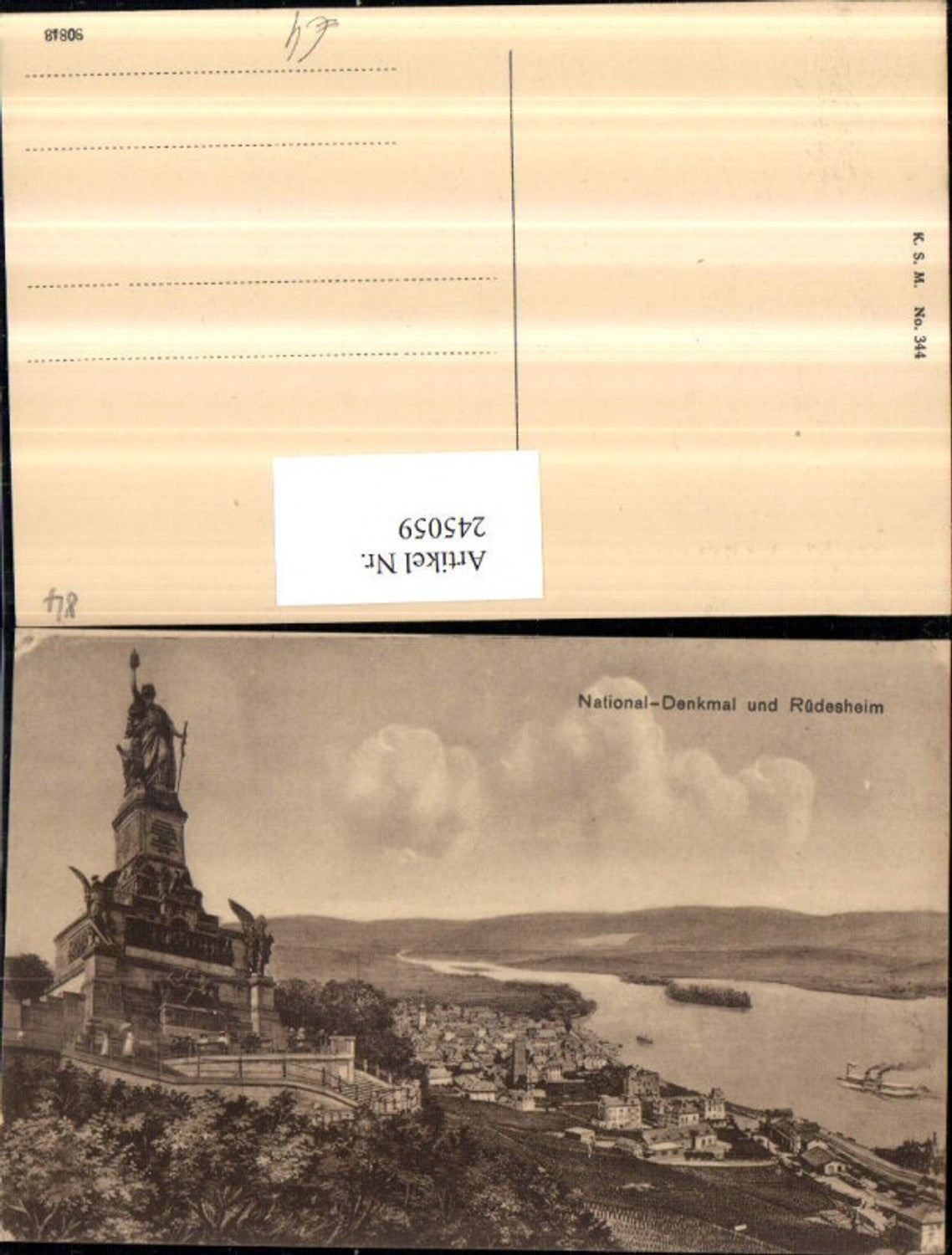 245059,National-Denkmal und Rüdesheim Totale