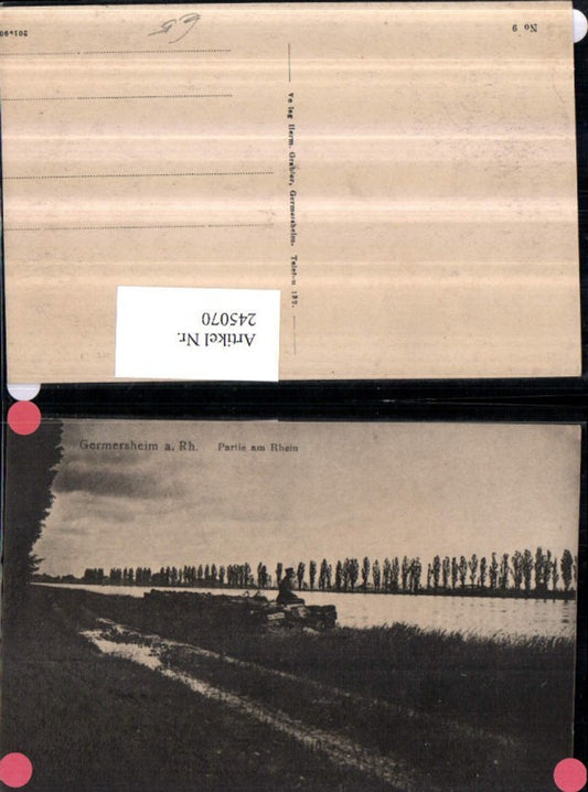 245070,Germersheim am Rhein Partie am Rhein
