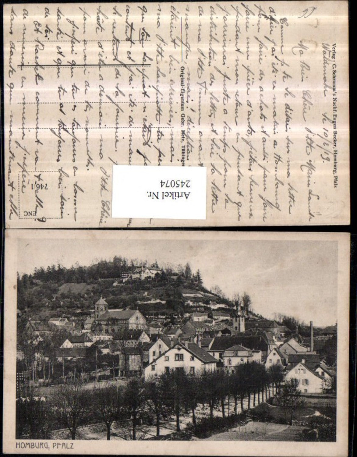 245074,Homburg Pfalz Teilansicht