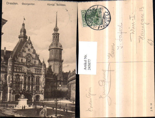 245077,Dresden Georgentor Königliches Schloss