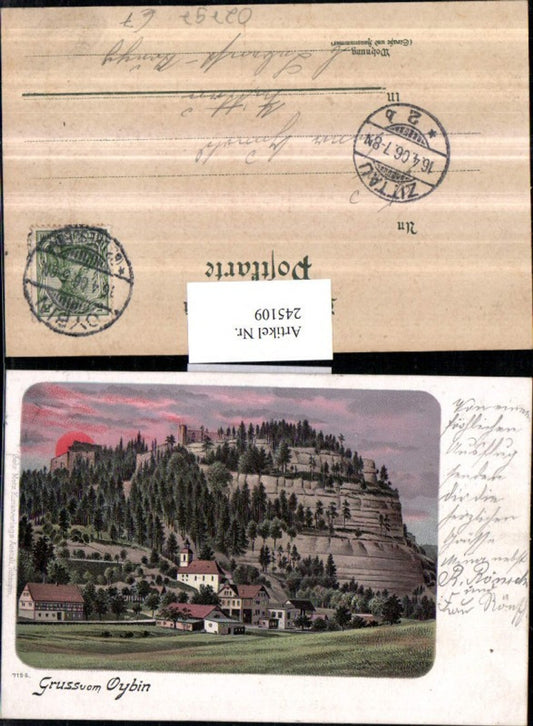 245109,Gruß vom Oybin Ruine