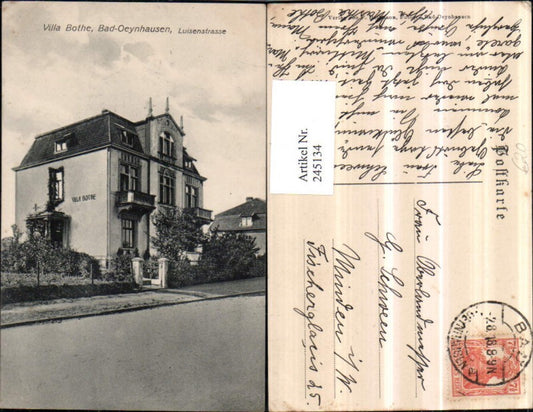 245134,Bad Oeynhausen Luisenstraße Villa Bothe