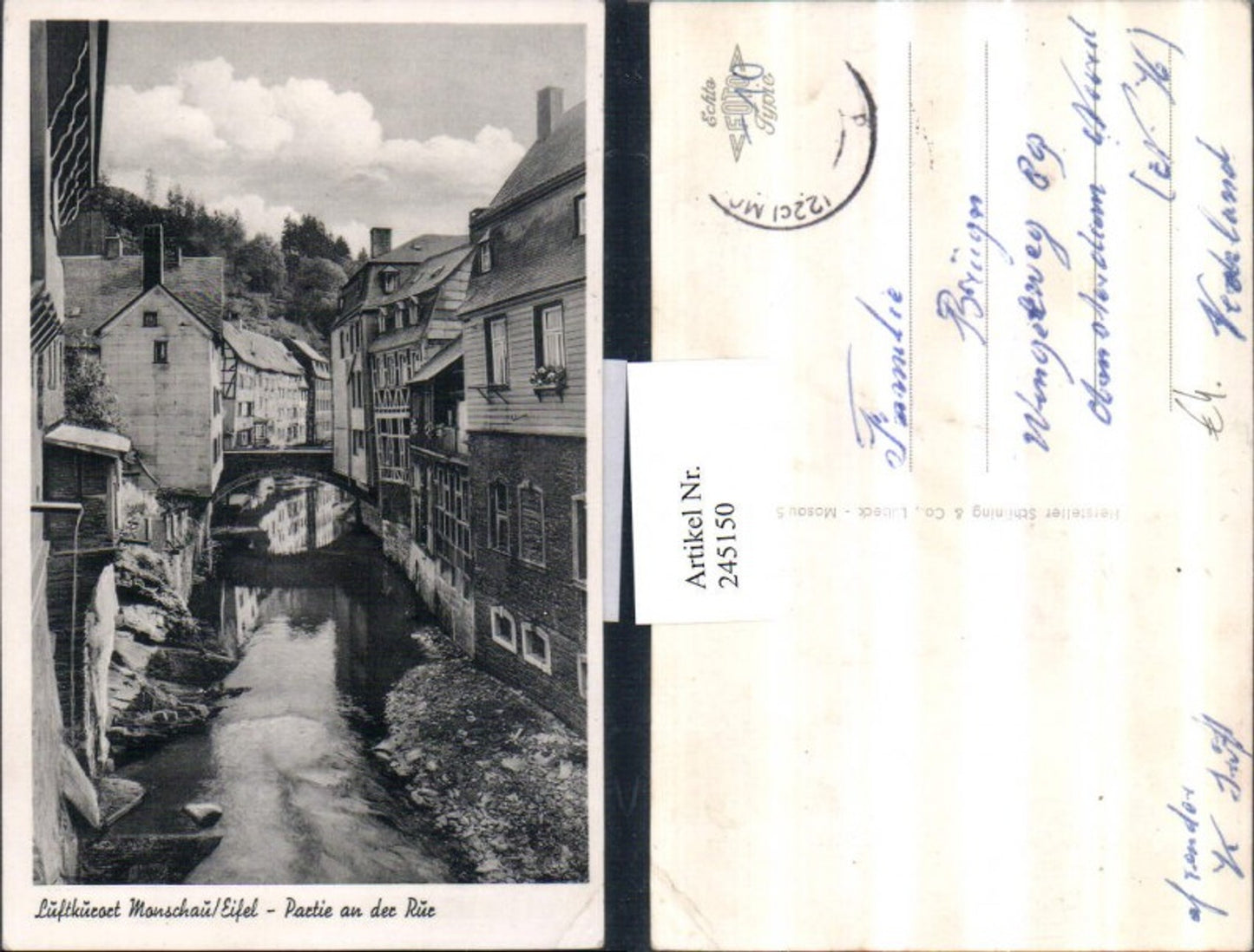 245150,Monschau in d. Eifel Partie an d. Rur