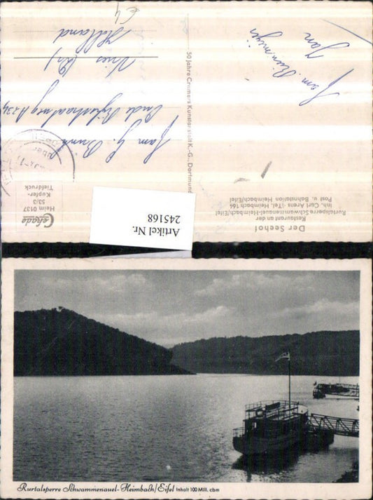 245168,Rurtalsperre Schwammenauel-Heimbach an d. Eifel Boot