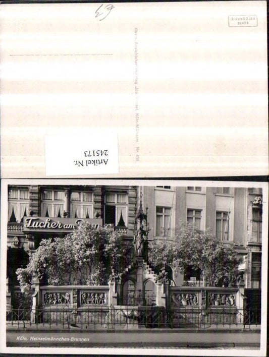245173,Köln Heinzelmännchen-Brunnen