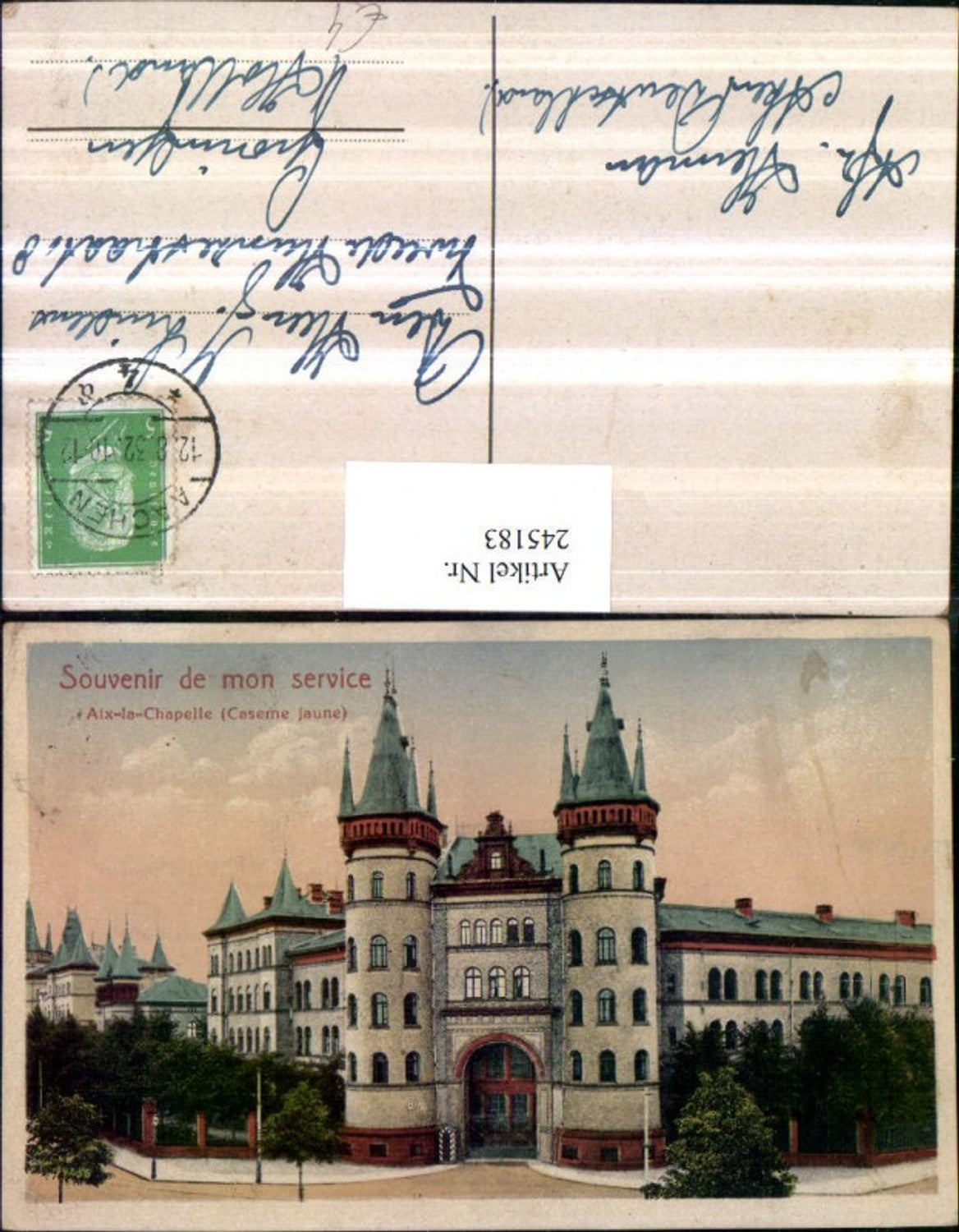 245183,Souvenir de mon service Aachen Aix-la-Chapelle
