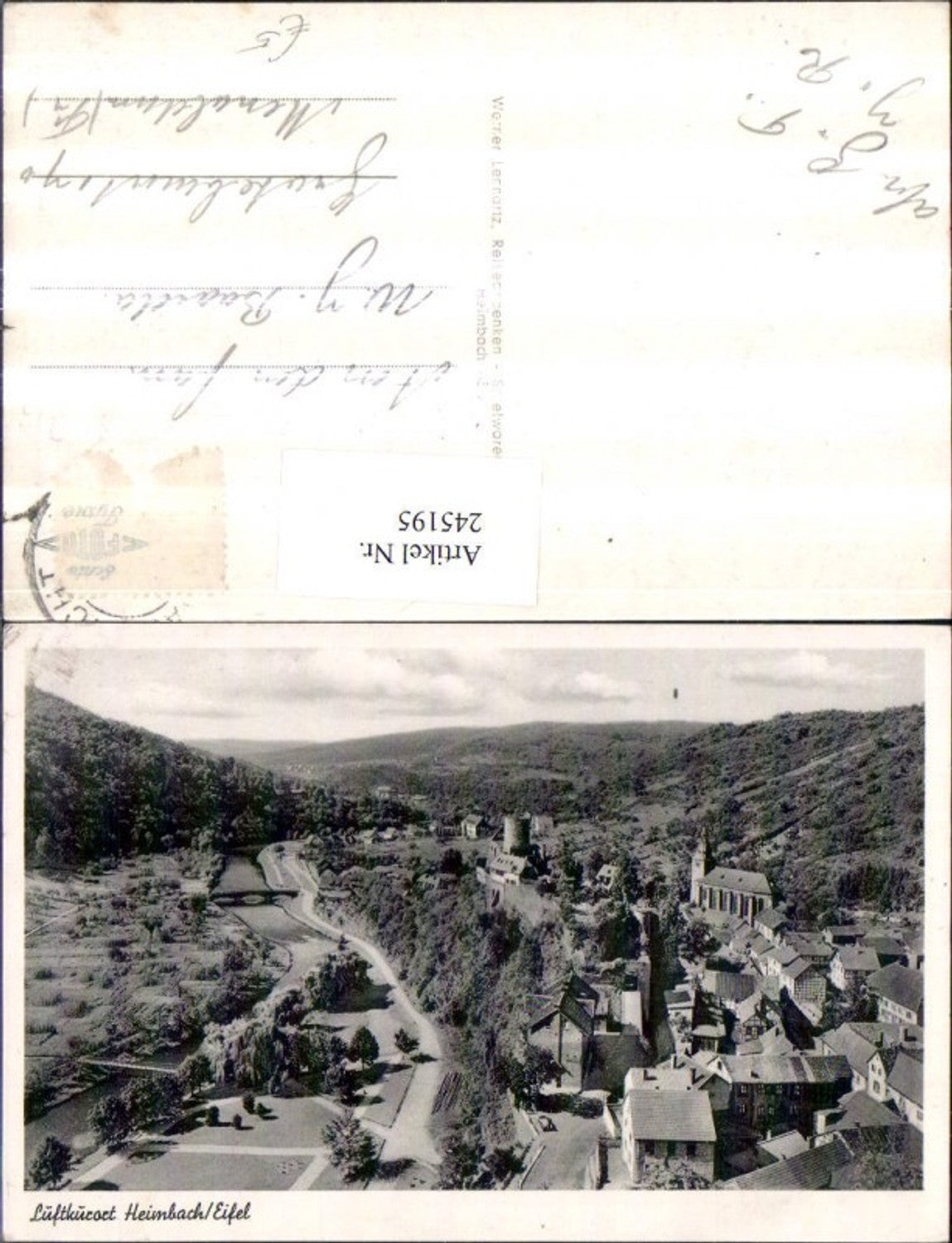 245195,Heimbach in d. Eifel Totale