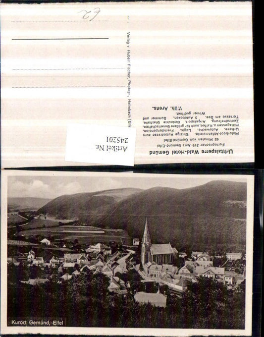 245201,Gemünd in d. Eifel Totale