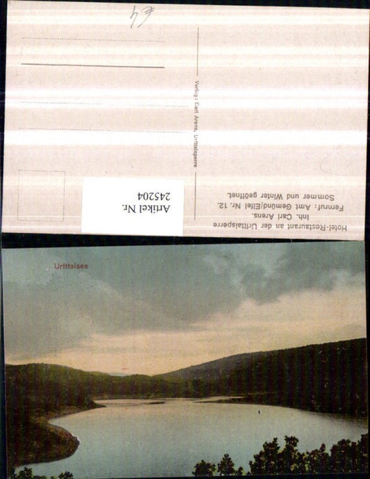 245204,Urfttalsee b. Gemünd in d. Eifel