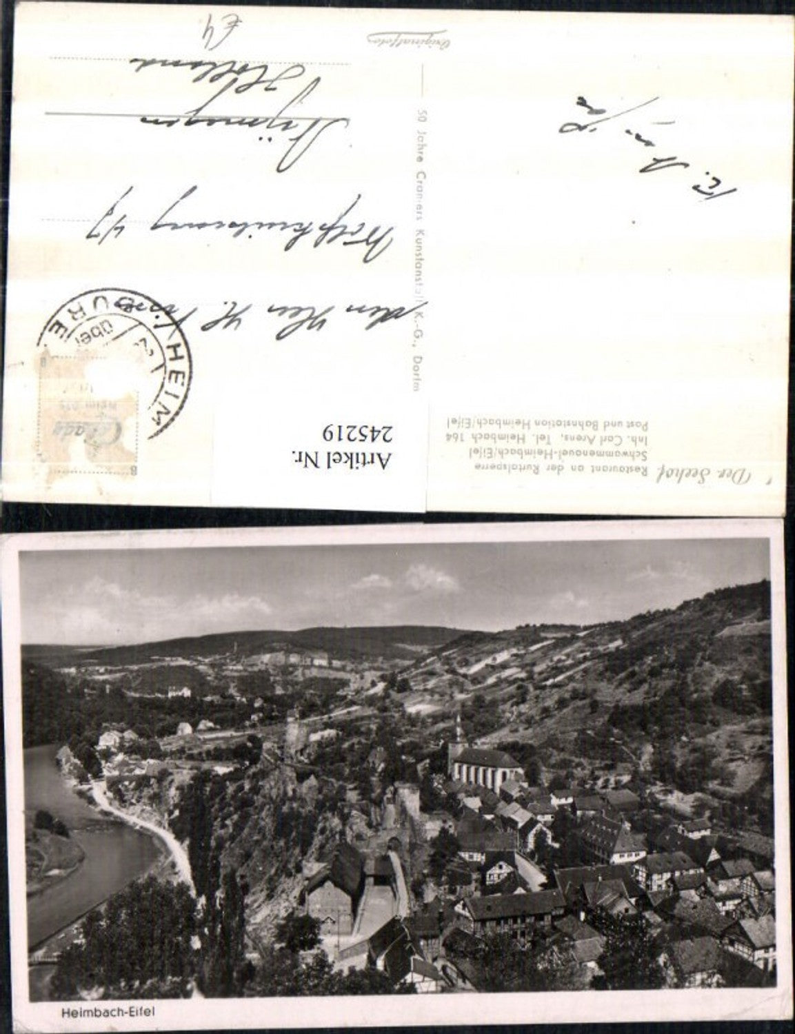 245219,Heimbach in d. Eifel Totale