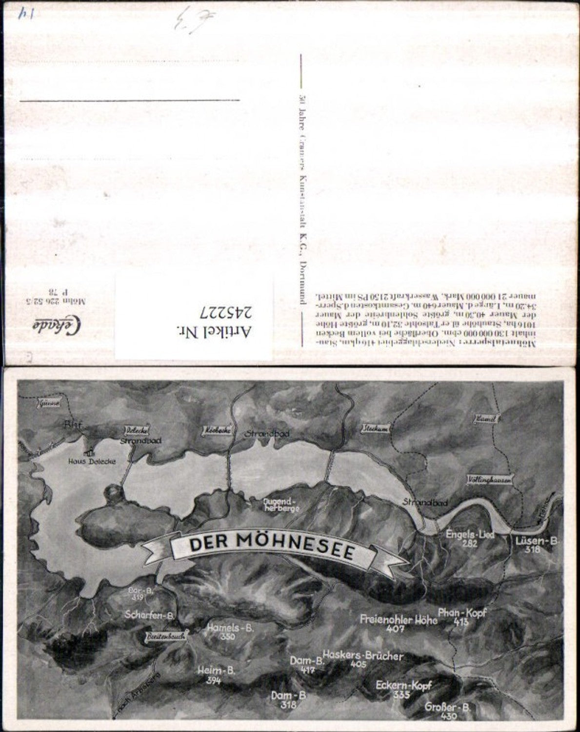 245227,Der Möhne-See u. Umgebung aus d. Vogelschau