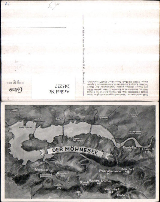 245227,Der Möhne-See u. Umgebung aus d. Vogelschau