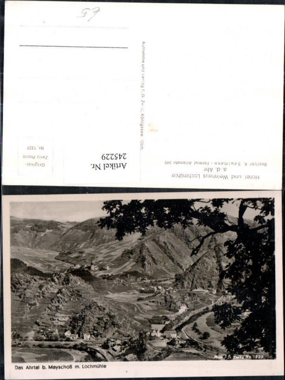 245229,Das Ahrtal b. Mayschoß m. Lochmühle