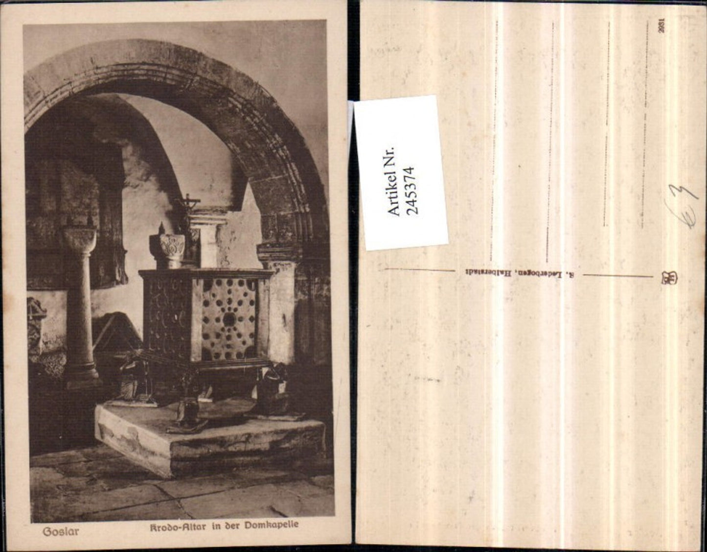 245374,Goslar Krodo-Altar in d. Domkapelle