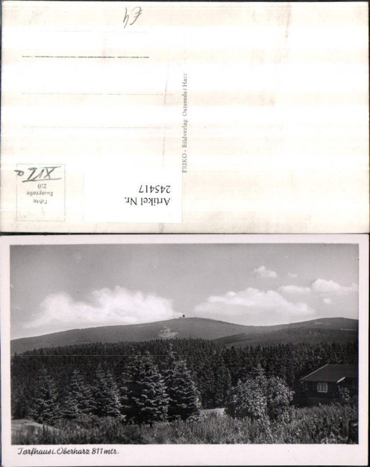 245417,Torfhaus im Oberharz Partie Wald