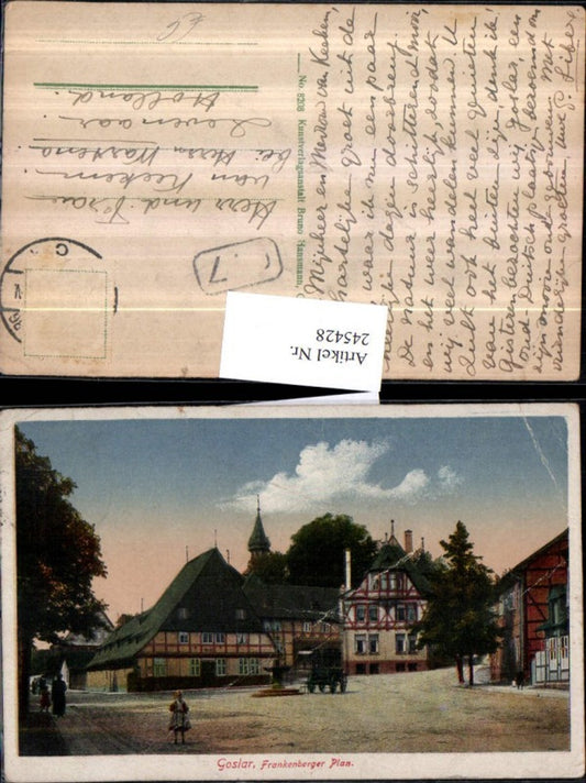 245428,Goslar Frankenberger Plan Straßenansicht Brunnen