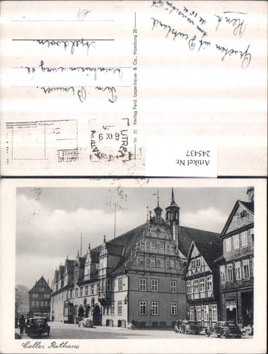 245437,Celle Rathaus Straßenansicht