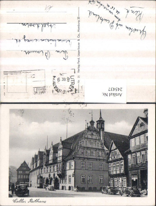 245437,Celle Rathaus Straßenansicht