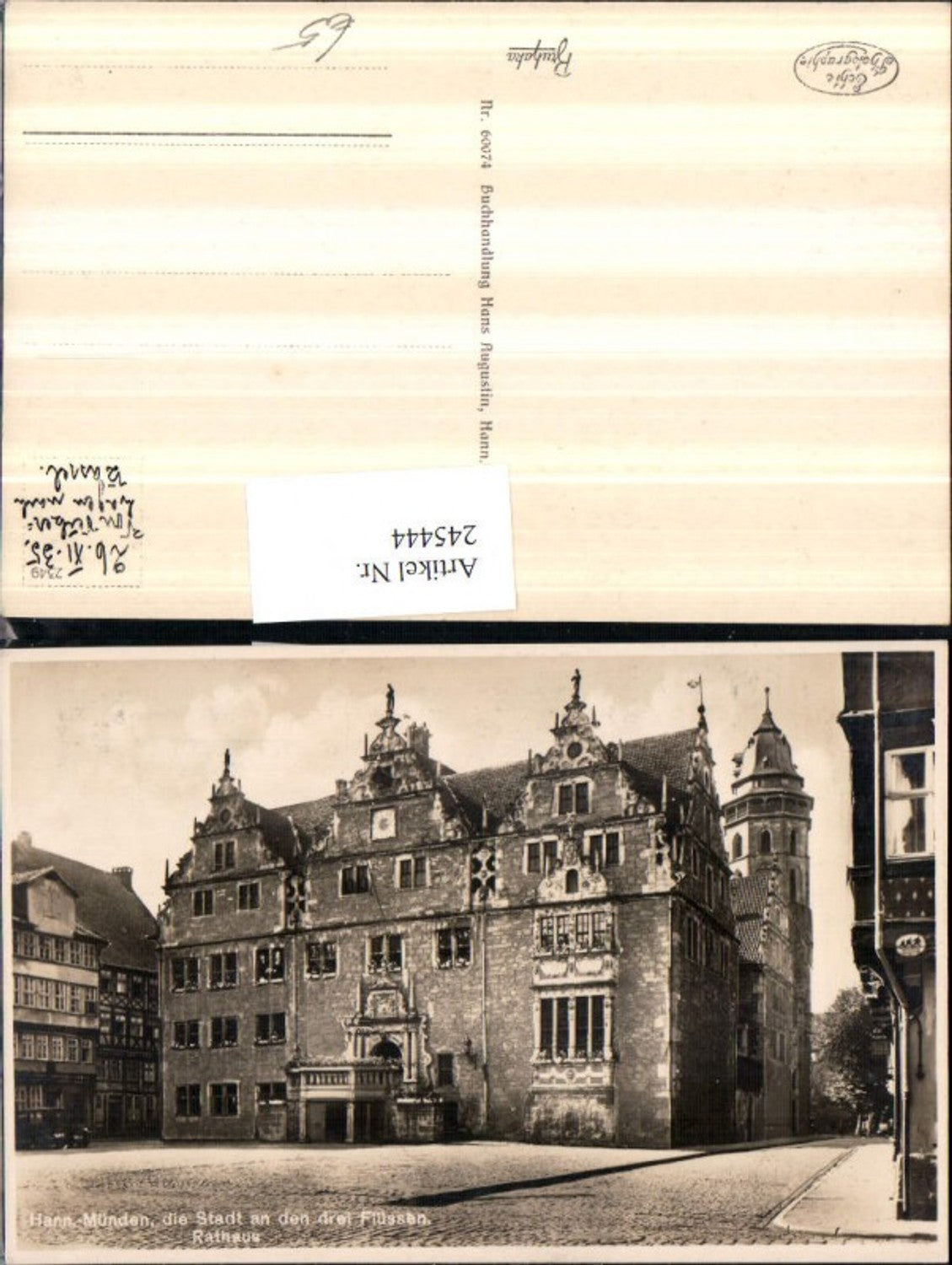 245444,Hannoversch Münden Rathaus