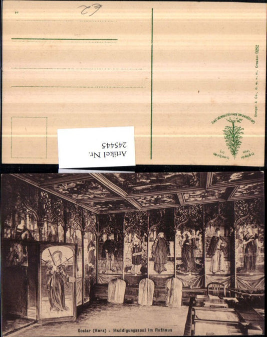 245445,Goslar am Harz Huldigungssaal im Rathaus Innenansicht