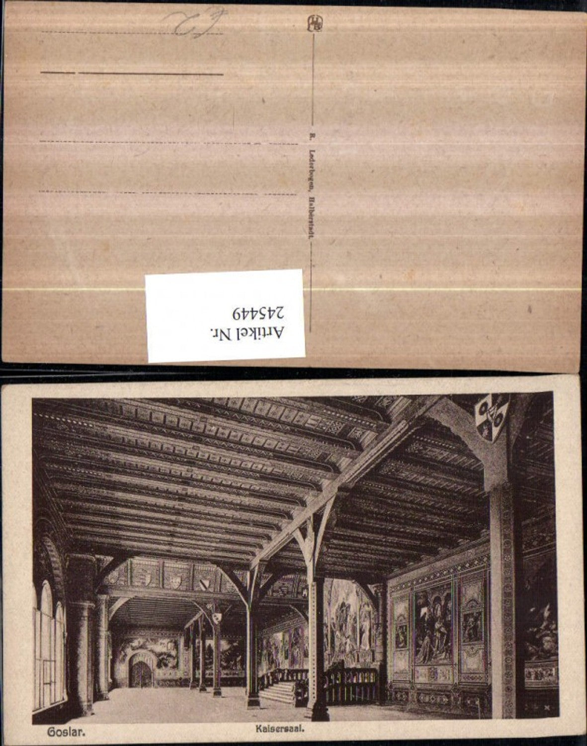 245449,Goslar Kaisersaal Innenansicht