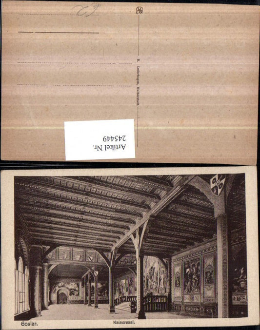 245449,Goslar Kaisersaal Innenansicht