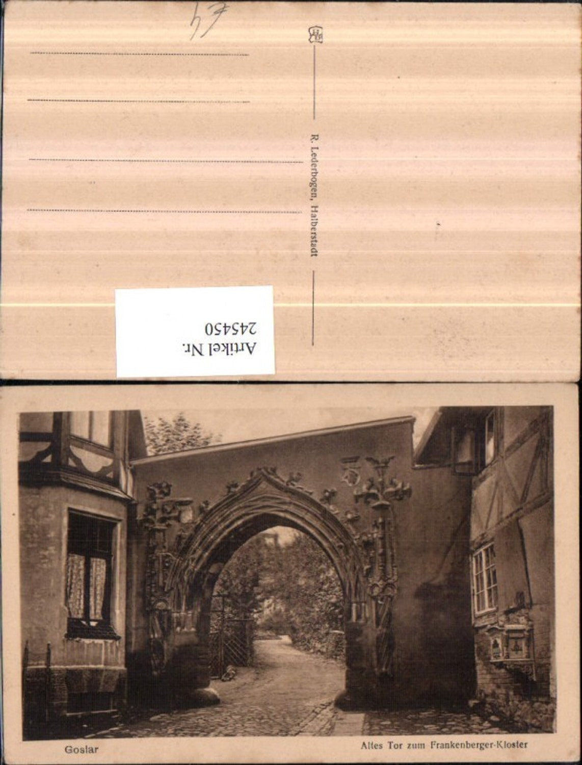 245450,Goslar Altes Tor zum Frankenberger-Kloster