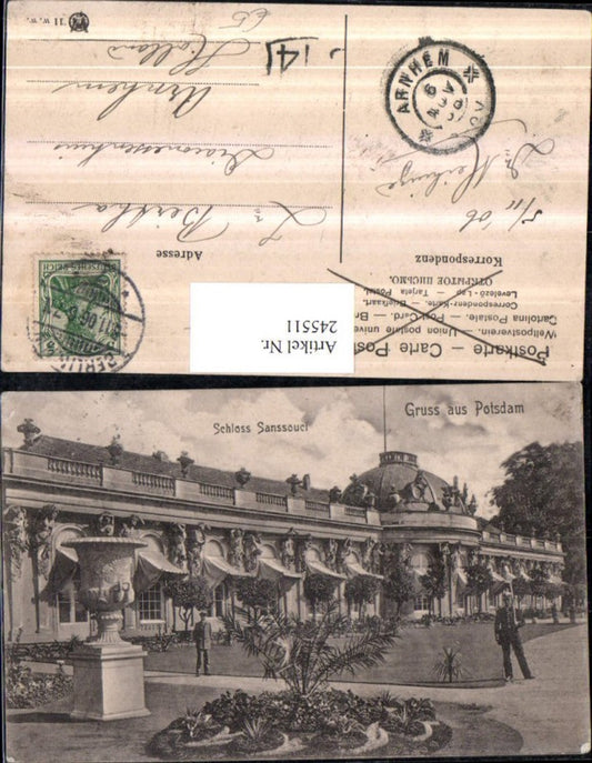 245511,Gruß aus Potsdam Schloss Sanssouci