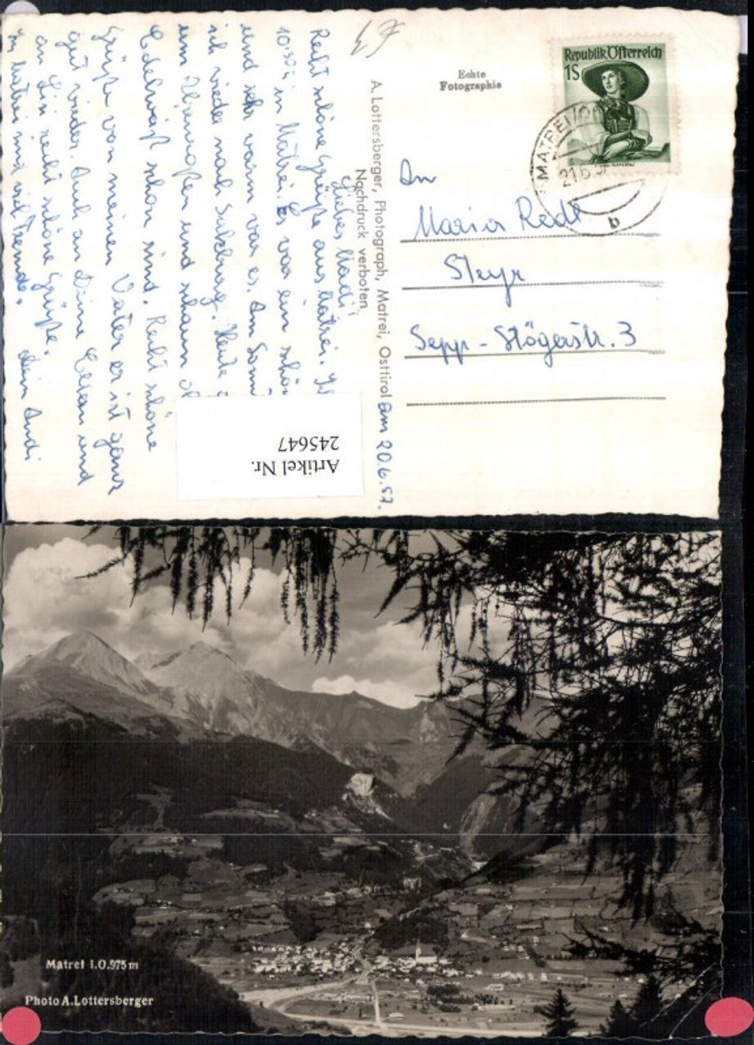 Alte Ansichtskarte – Old Postcard