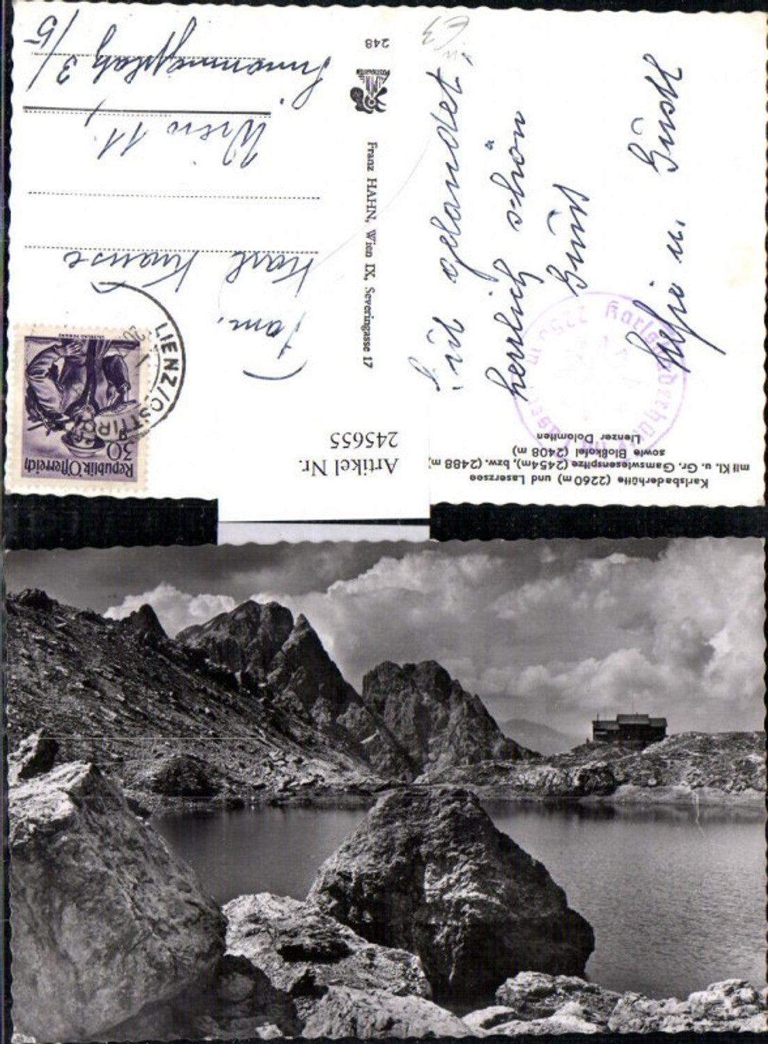 Alte Ansichtskarte – Old Postcard