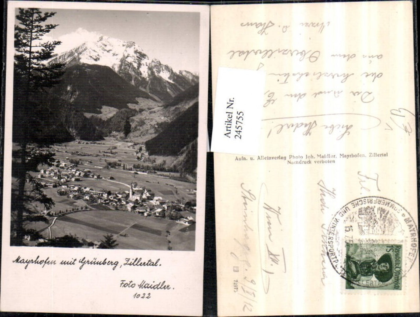 Alte Ansichtskarte – Old Postcard