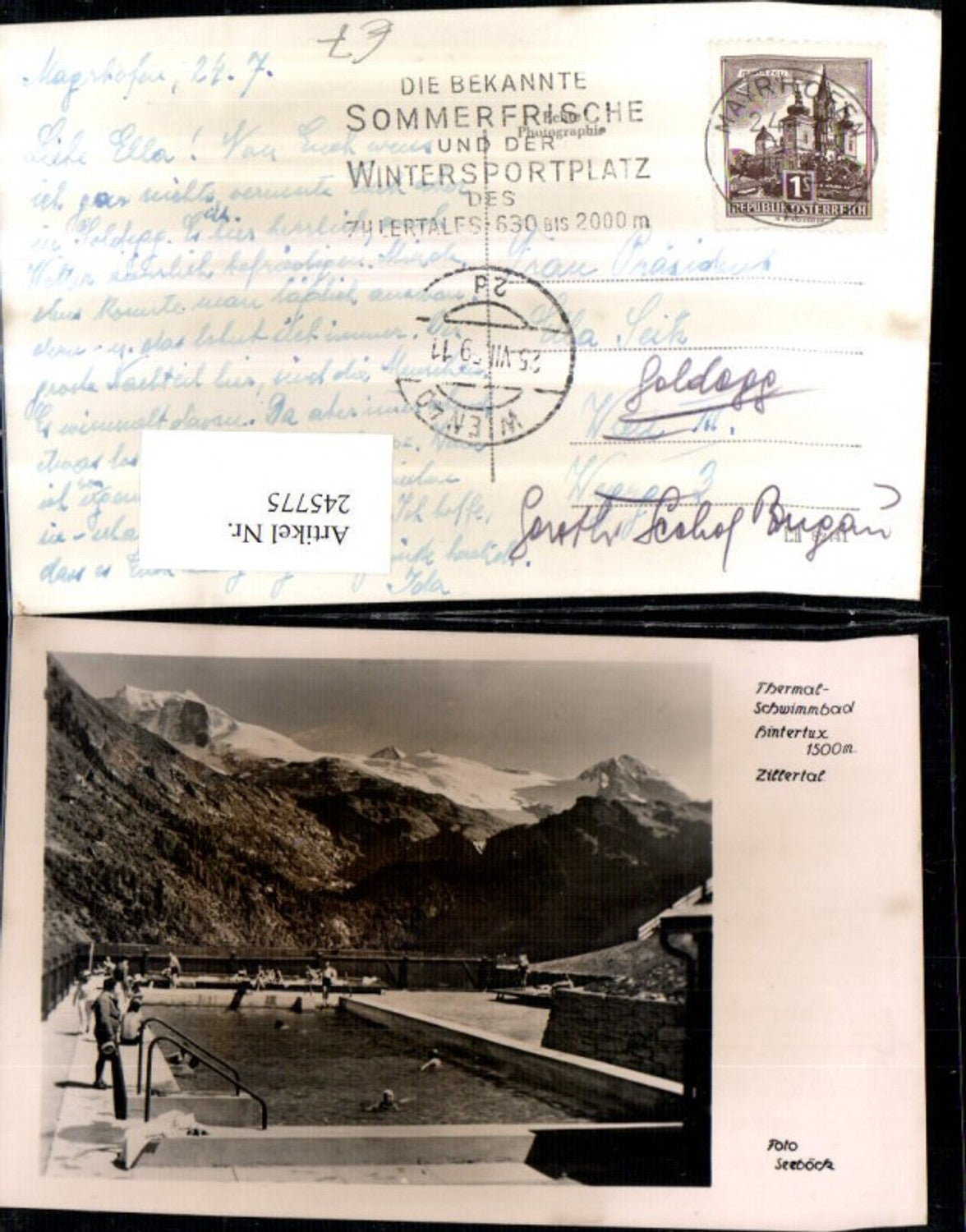Alte Ansichtskarte – Old Postcard